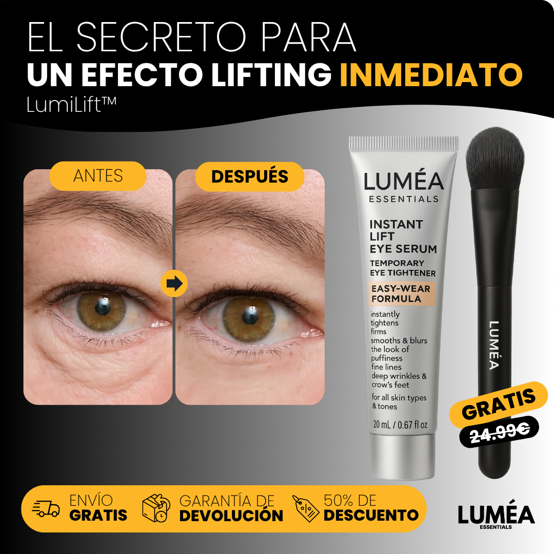 LumiLift™ – Crema Efecto lifting inmediato ¡Alisa las arrugas en solo 2 minutos!