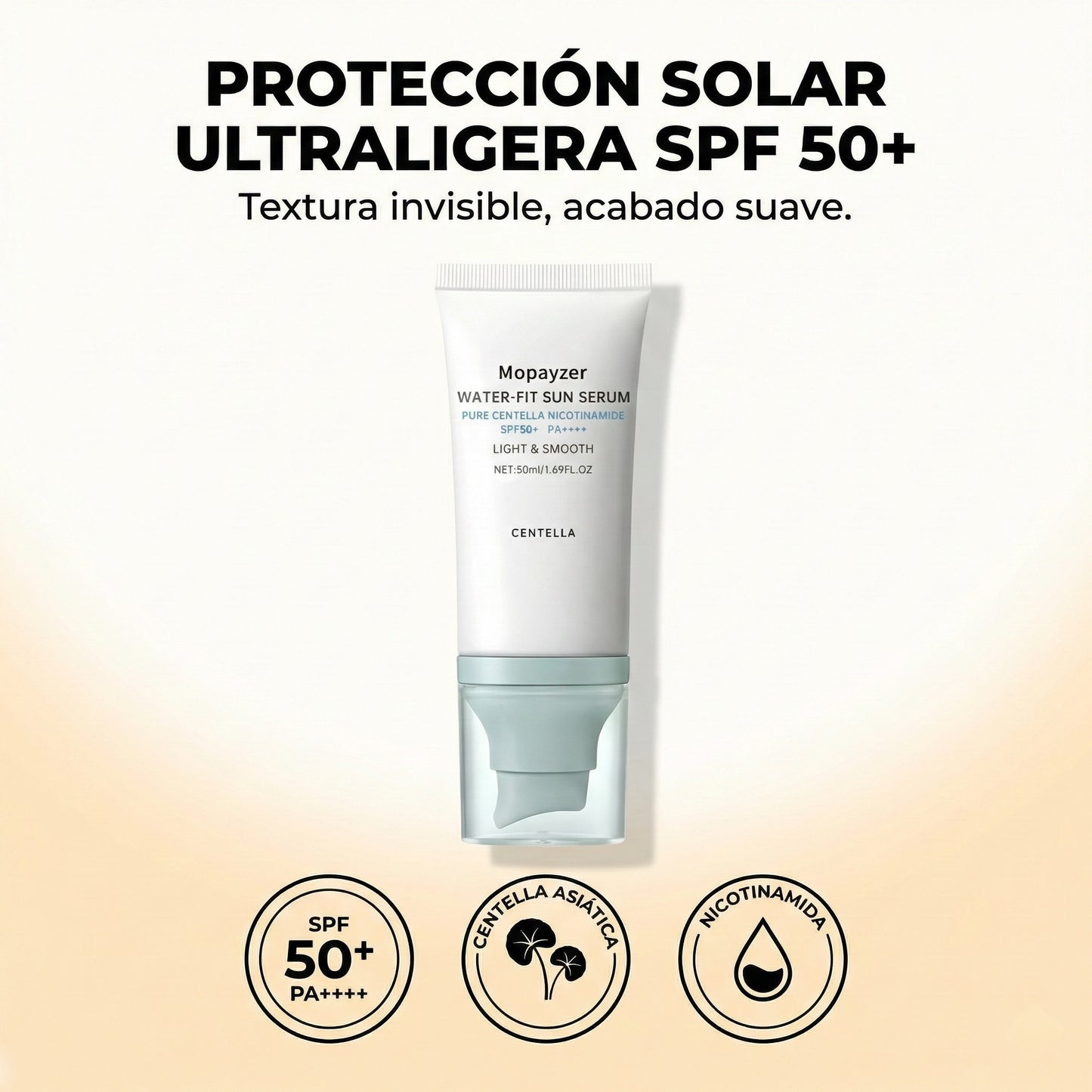 Centella ™ – Protector Solar SPF 50+ Cuidado de la Piel