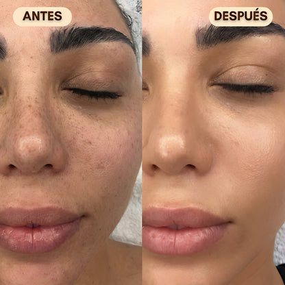 Base de Maquillaje 4-in-1 Antiedad con SPF 50 - La base profesional que se adapta a tu tono de piel