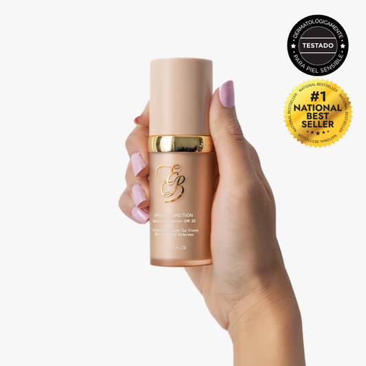 Base de Maquillaje 4-in-1 Antiedad con SPF 50 - La base profesional que se adapta a tu tono de piel